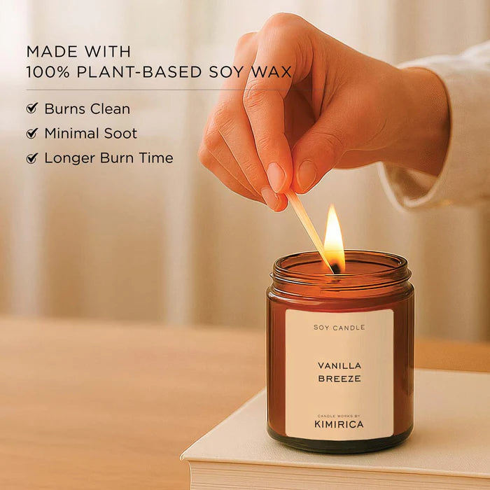 Vanilla Breeze Scented Candle