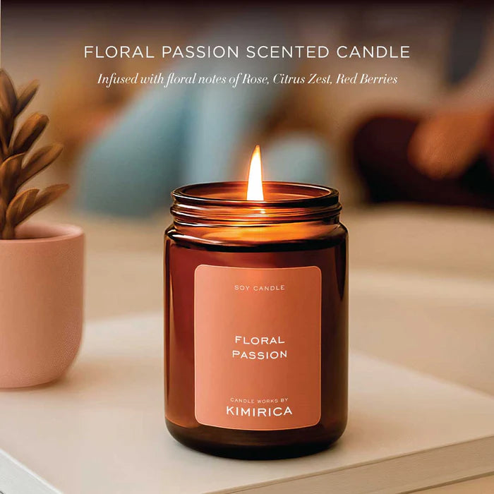 Floral Passion Scented Candle