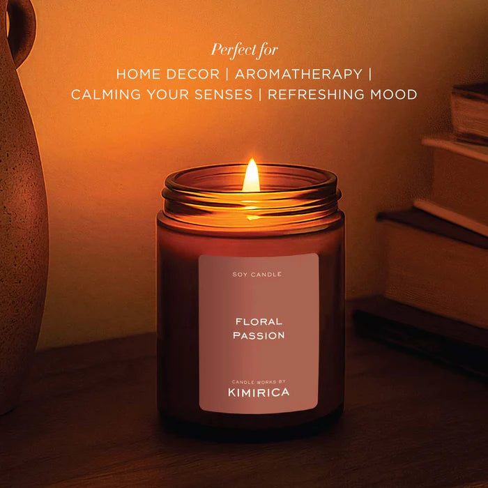 Floral Passion Scented Candle